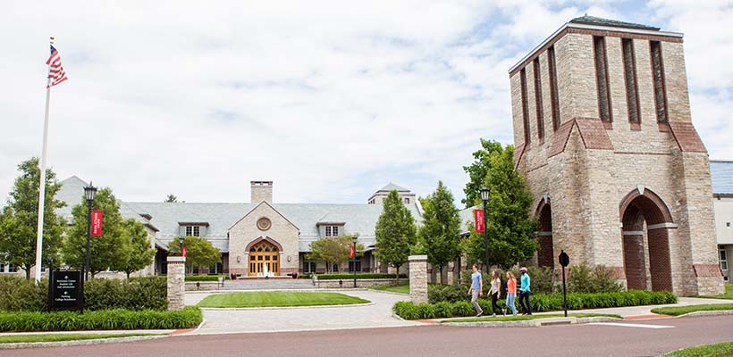Bryn Athyn College Brickman Admissions Center front view
